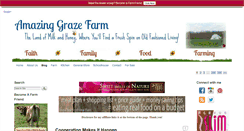 Desktop Screenshot of amazinggrazefarm.com