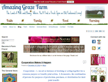 Tablet Screenshot of amazinggrazefarm.com